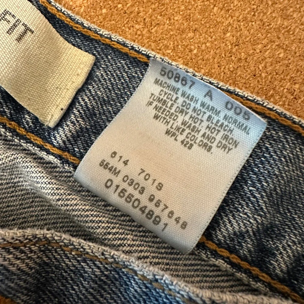 Levi's 550 Relaxed Jeans Mens 46x32 Blue Denim Vintage Made in USA Y2K 5-Pocket
